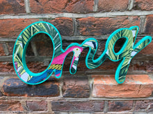 Load image into Gallery viewer, Cat James - &#39;OMG&#39; Wood Cut

