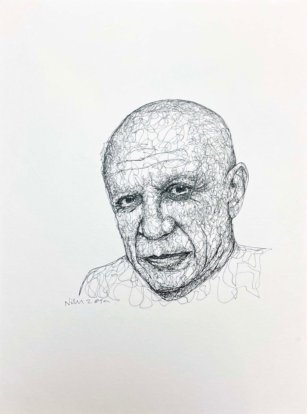 Niki Crafford - One Line Drawing - Pablo Picasso