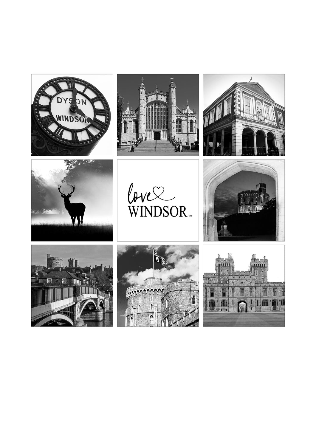 Gill Heppell - A1 Poster Love Windsor Montage