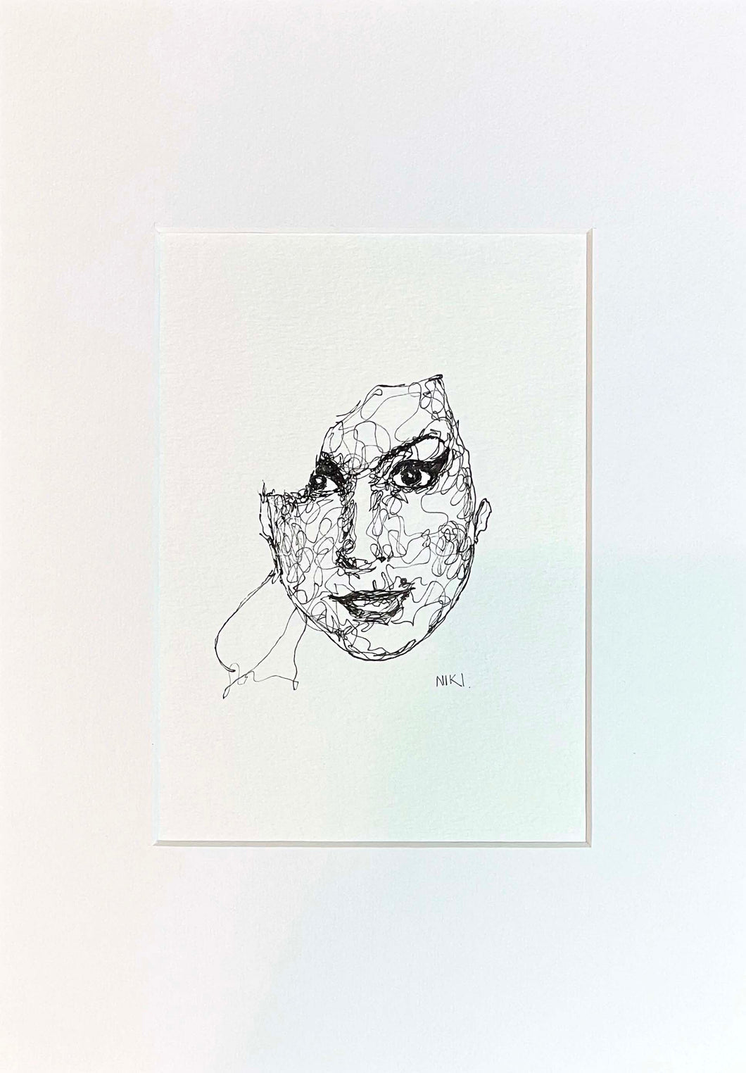 Niki Crafford - One Line Drawing - Amy Winehouse