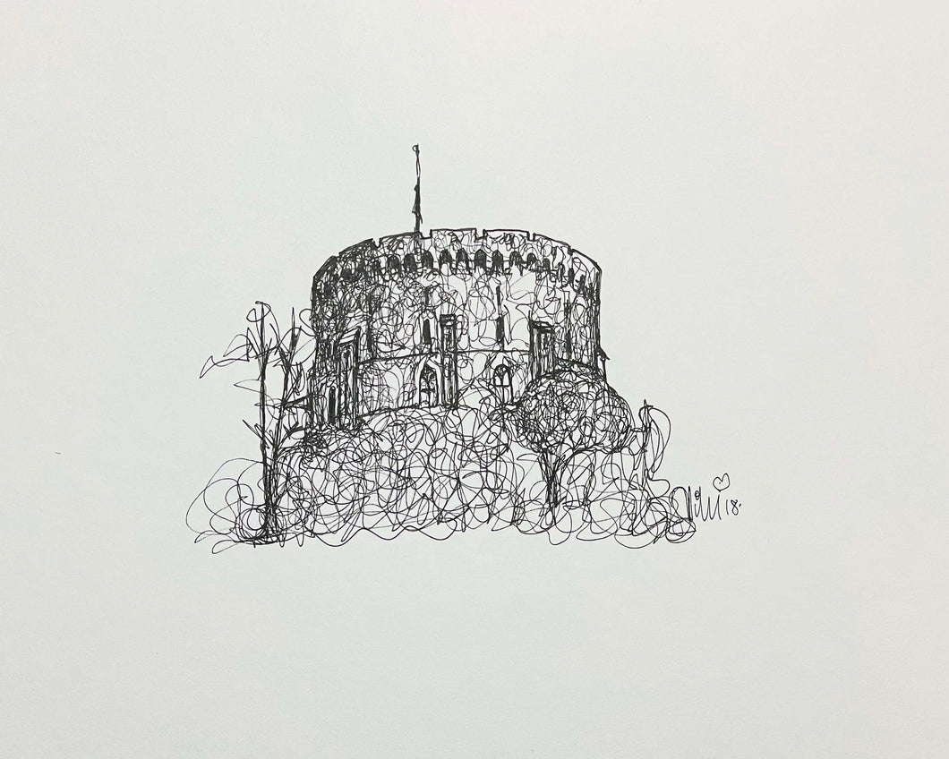 Niki Crafford - One Line Drawing - Windsor Castle